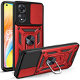 Case for Oppo A78 4G, CamShield Slide, red