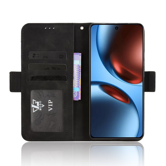 Flip case for Realme GT 7 / 7T, Card Slot, black