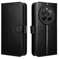 Flip case for Realme 12 Pro 5G / 12 Pro+ 5G, Crazy Horse Wallet, black