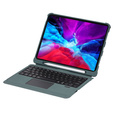 Case + keyboard iPad Air 10.9 4 2020 / 5 2022, TouchPad Pen Slot, green