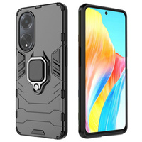 Case for Oppo A58 4G, Kickstand Ring, black