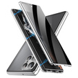 Case for Samsung Galaxy S24 Ultra, Privacy Dual Glass, silver