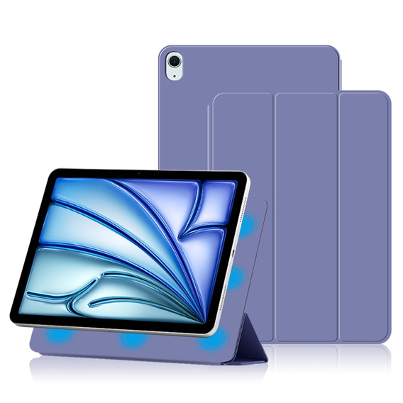 Case for Apple iPad Air 11" 6 gen. 2024 (A2902, Magnetic, Smartcase, purple