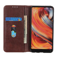 Case for Samsung Galaxy A36 5G, Wallet Litchi Leather, brown
