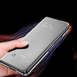 Case for Samsung Galaxy Z Fold3 5G, Clear View, silver