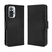 Flip case for Xiaomi Redmi Note 10 Pro, Card Slot, black
