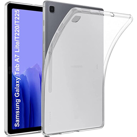 Case for Samsung Galaxy Tab A7 Lite 8.7 T220 / T225, Silicone, transparent