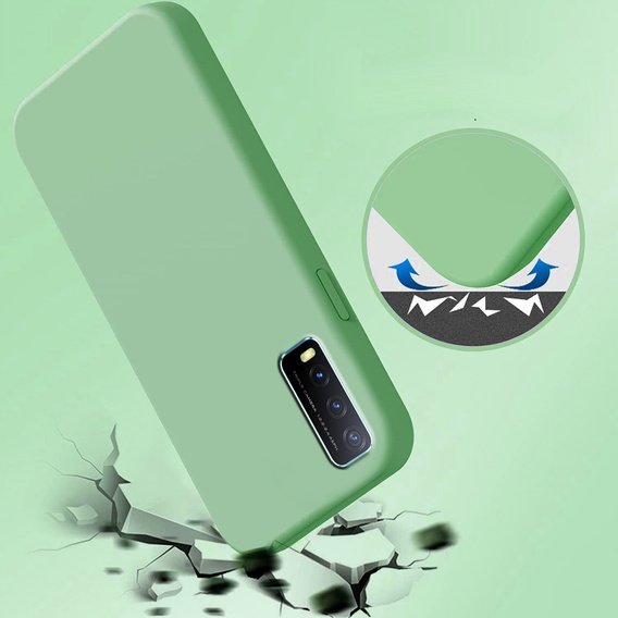 Case for Vivo Y20S / Y11S, Silicone Lite, mint