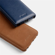 MELKCO flip case for Samsung Galaxy S25 Ultra, leather, flip, black