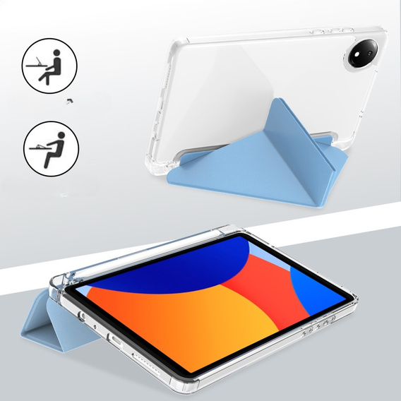 Case for Xiaomi Redmi Pad SE 8.7", Origami, blue