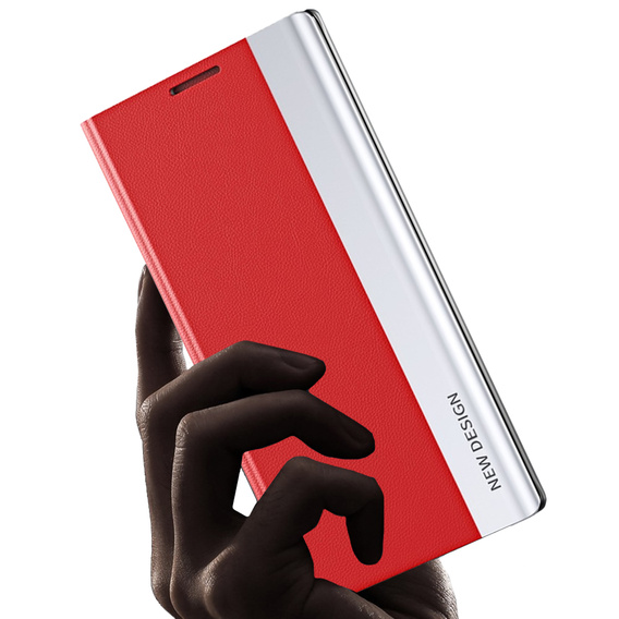 Flip case for Samsung Galaxy A33 5G, Side Magnetic, red