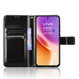 Crazy Horse Wallet flip case for Vivo X300