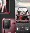 Armored case for Samsung Galaxy Note 20 Ultra, Dexnor Full Body, red