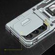 Case for Samsung Galaxy Z Fold6 5G, CamShield Slide, silver