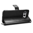 Flip case for T Phone 3 5G, Crazy Horse Wallet, black
