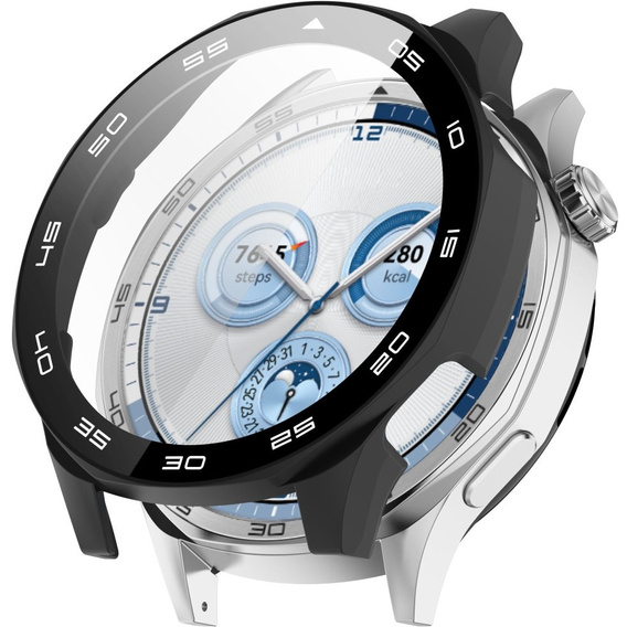 2in1 Case + Tempered Glass for Huawei Watch GT 5 46mm, transparent