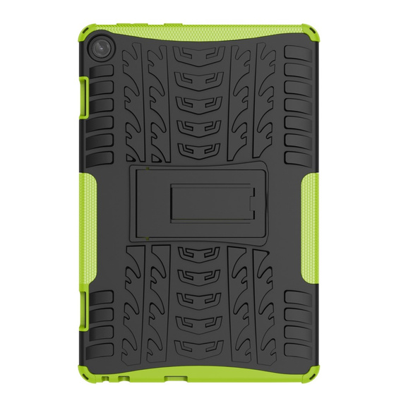 Case for Lenovo Tab M10 10.1 Gen 3, Tire Armor, black / green