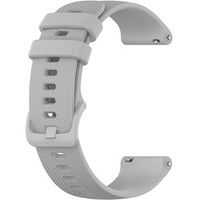 Silicone strap for 18mm do Garmin Vivomove 3S / Vivoactive 4S, Grey