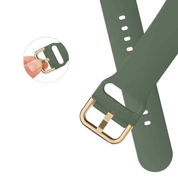 Silicone strap for Apple Watch 1/2/3/4/5/6/7/8/SE/ULTRA 42/44/45/49mm - Green