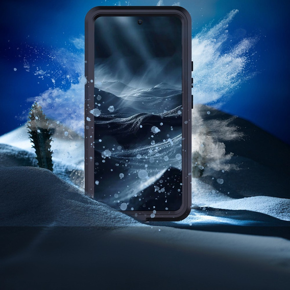 IP68 Waterproof Case for Xiaomi Redmi Note 14 Pro 5G, Redpepper, black