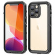 IP68 Waterproof Case for iPhone 13 Pro, SHELLBOX, black