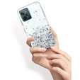 Case for Realme C31, Glittery, transparent