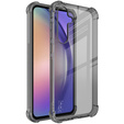 IMAK case for Samsung Galaxy A35 5G, Dropproof, transparent / black