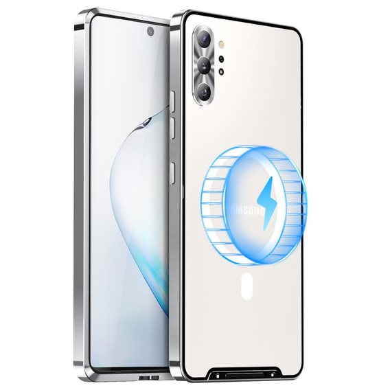 Camera Protection Case for Samsung Galaxy Note 10+ Plus, CamShield MagSafe, transparent / silver