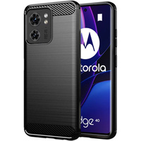 Case for Motorola Edge 40, Carbon, black