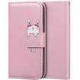 Flip case for Motorola Moto G22, Wallet Bunny, pink