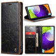 CASEME flip case for Samsung Galaxy A52/A52s, Waxy Textucoffee, coffee