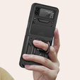 Case for Samsung Galaxy Z Flip 4 5G, CamShield Slide, black