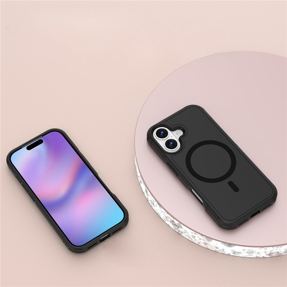 MagForce case for iPhone 17, for MagSafe, armoured, black