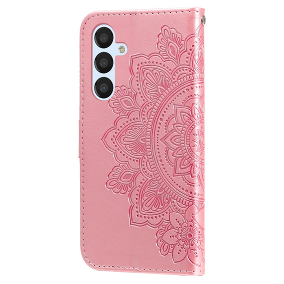 Flip case for Samsung Galaxy A54 5G, Mandala Flower, pink rose gold