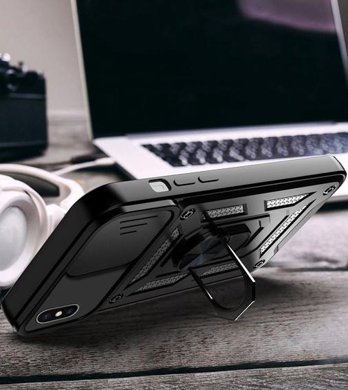 Case for iPhone XS MAX, CamShield Slide, black