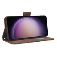 Flip case for Samsung Galaxy S23 FE, Card Slot, brown