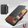 2-in-1 flip case for iPhone 17 Pro, SUTENI, for MagSafe, black