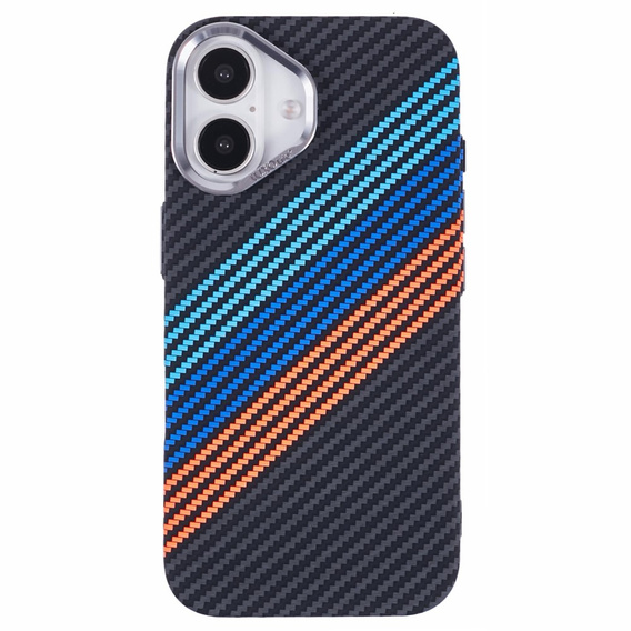 MagSafe's iPhone 16 Plus Case, Carbon Fiber, dark blue