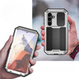 Armored case for Samsung Galaxy S24, R-JUST, silver