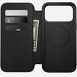 Nomad case for iPhone 17 Pro Max, Modern Leather Folio, black