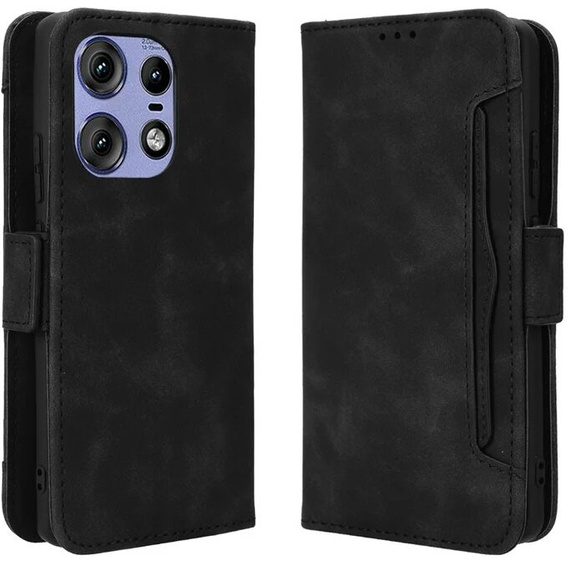 Flip case for Motorola Edge 50 Pro, Card Slot, black