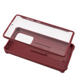 Armored case for Samsung Galaxy S22 Ultra, Dexnor Full Body, red