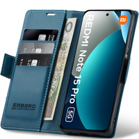 ERBORD Glossy Litchi flip case for Xiaomi Redmi Note 15 Pro 5G