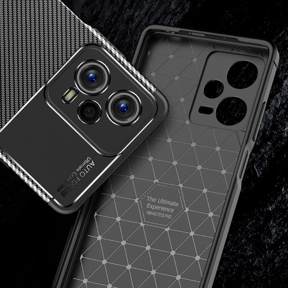 Case for Xiaomi POCO X5 5G, Carbon Gel, black