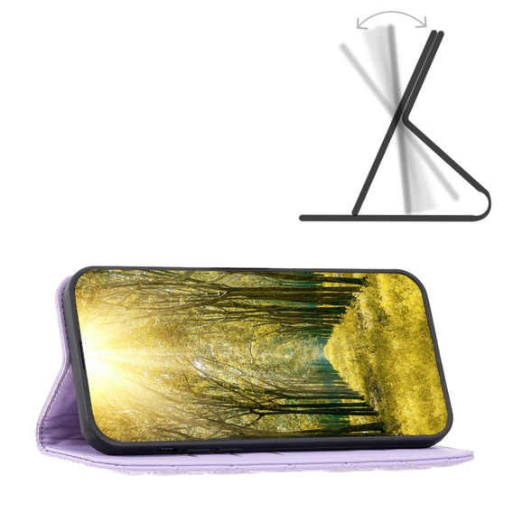 Flip case for Samsung Galaxy A35 5G, Wallet, BINFEN COLOR, purple