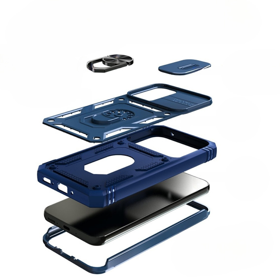 Case for Samsung Galaxy A54 5G, CamShield Slide, blue