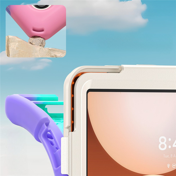 Armoured case with stand and shoulder strap for Samsung Galaxy Tab A11+