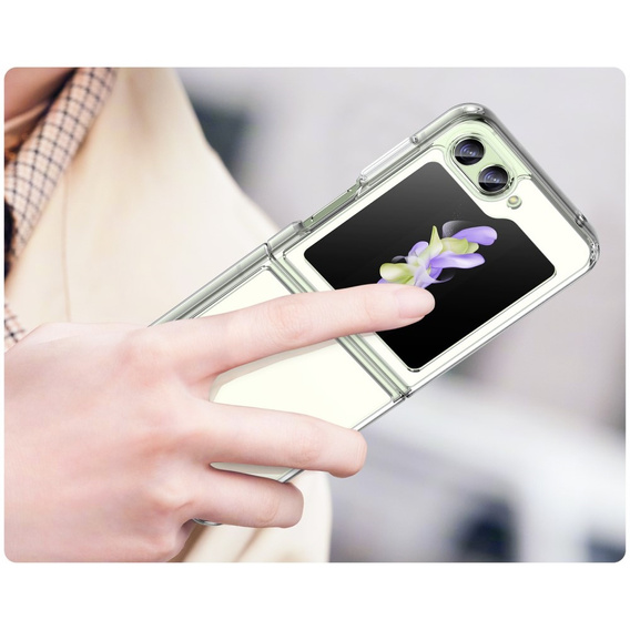 Case for Samsung Galaxy Z Flip 5 5G, Fusion Hybrid, transparent