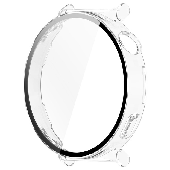 2in1 Case + Tempered Glass for Huawei Watch GT 5 Pro 42mm, transparent