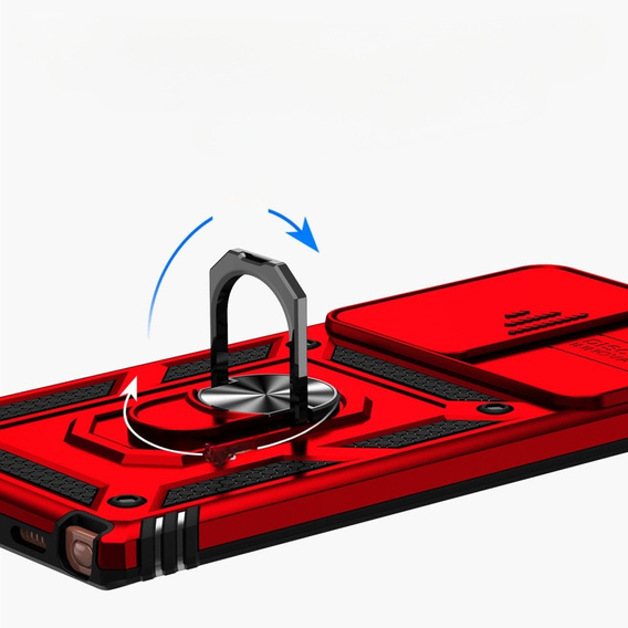 Case for Samsung Galaxy Note 20 Ultra, CamShield Slide, red